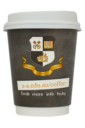 coffee cup advertising alderdice & associates campaign cup