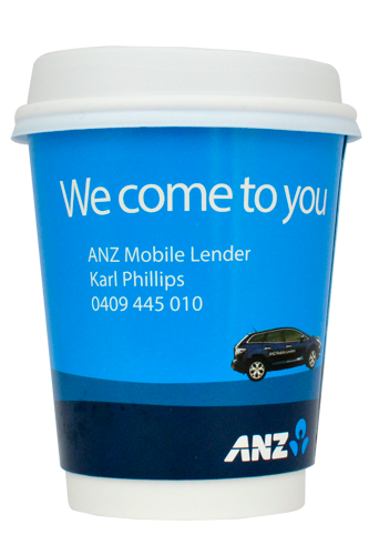 coffee cup advertising anz campaign cup