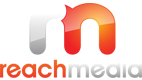 reach media white logo