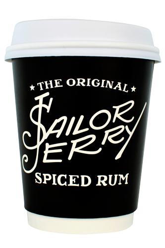 coffee cup advertising sailor jerry campaign cup